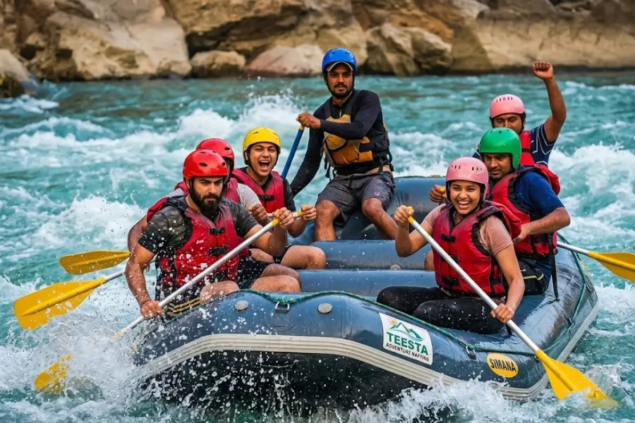 Rafting at Kalimpong